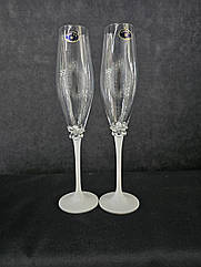 Весільні келихи Біле сяйво, 2 шт