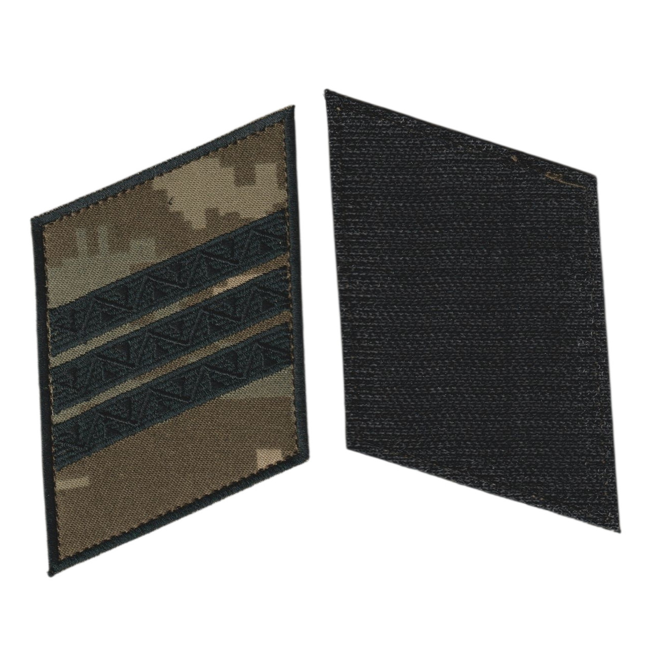 Шеврон учбовий курсовка 3 курс на липучці пікселі, ЗСУ. 5 см * 3 см, фото 1