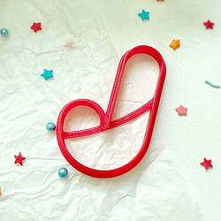 Вирубка для пряника пластикова Льодяник 5 см