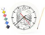 Дитячий набір для творчості годинник-розмальовка Гидке каченя (за мотивами книги Ганса Крістіана Андерсена) 30 см (Г0017), фото 4