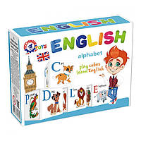 Дитячий розвиваючий набір кубиків "Англійська абетка" 1325TXK 12 кубиків