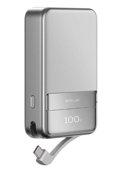 Повербанк EcoFLow RAPID Magnetic Power Bank 10000 Silver
