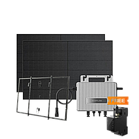 Комплект EcoFlow STREAM Microinverter/2*400W Rigid Solar Panel Combo/Розумний лічильник Smart Meter/Система кріплень для сонячних