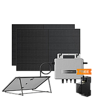 Комплект EcoFlow STREAM Microinverter/2*400W Rigid Solar Panel Combo/Розумний лічильник Smart Meter/Регульований кронштейн для