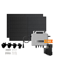 Комплект EcoFlow STREAM Microinverter/2*400W Rigid Solar Panel Combo/Розумний лічильник Smart Meter/Cистема кріплень EcoFlow Rigid