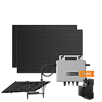 Комплект EcoFlow STREAM Microinverter/2*400W Rigid Solar Panel Combo/Розумний лічильник Smart Meter/2*Автоматичний сонячний трекер
