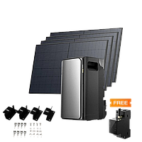 Комплект EcoFlow STREAM ULTRA/Solar Panel 4*400/Cистема кріплень EcoFlow Rigid Solar Panel Mounting Feet/Розумний лічильник Smart