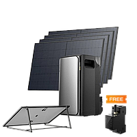 Комплект EcoFlow STREAM ULTRA/Solar Panel 4*400/Регульований кронштейн для сонячних панелей/Розумний лічильник Smart Meter