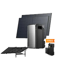 Комплект EcoFlow STREAM ULTRA/Solar Panel 2*400/Сонячний трекер EcoFlow Single Axis Solar Tracker/Розумний лічильник Smart Meter