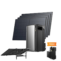 Комплект EcoFlow STREAM ULTRA/Solar Panel 4*400/Сонячний трекер EcoFlow Single Axis Solar Tracker/Розумний лічильник Smart Meter