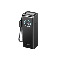 Павербанк EcoFlow RAPID Power Bank з кабелями 25000mAh чорний