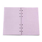 Блок паперу фіолетовий для планера А6 слонова кістка в лінію 6 отворів 40 аркушів BDP087, фото 2