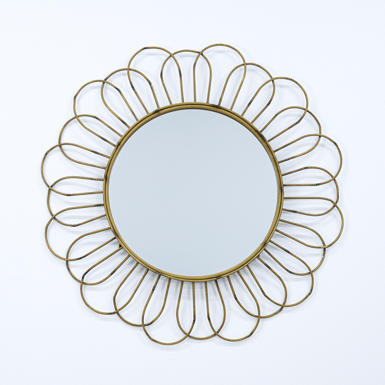 Настінне дзеркало Ромашка з металу, фото 1