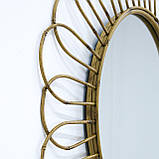 Настінне дзеркало Ромашка з металу, фото 4