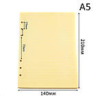 Блок паперу фіолетовий для планера А5 лінія 6 отворів 40 аркушів BDP093, фото 2