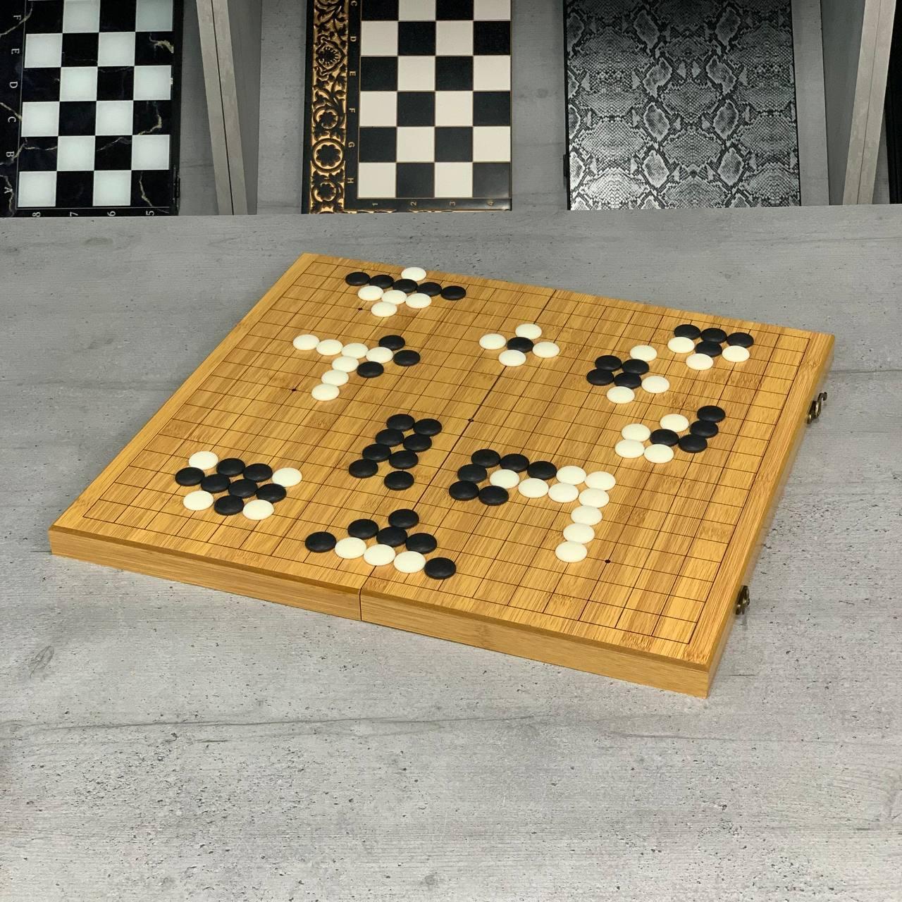 Гра Го стародавня китайська настільна гра 44×24 см уцінений товар, фото 1