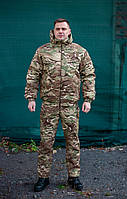 Костюм камуфляжний зимовий Мультикам РЗ ріп-стоп (куртка+штани) для військових, полювання та риболовлі