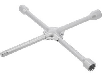 Ключ для коліс авто хрестоподібний 17х19х21x1/2" YATO YT-08004