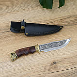 Мисливський ніж Кабан бронза ручної роботи, фото 9