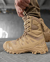 Военные летние ботинки койот, Тактические мужские берцы койот нубук, Армейские ботинки летние койот, imi ate oik
