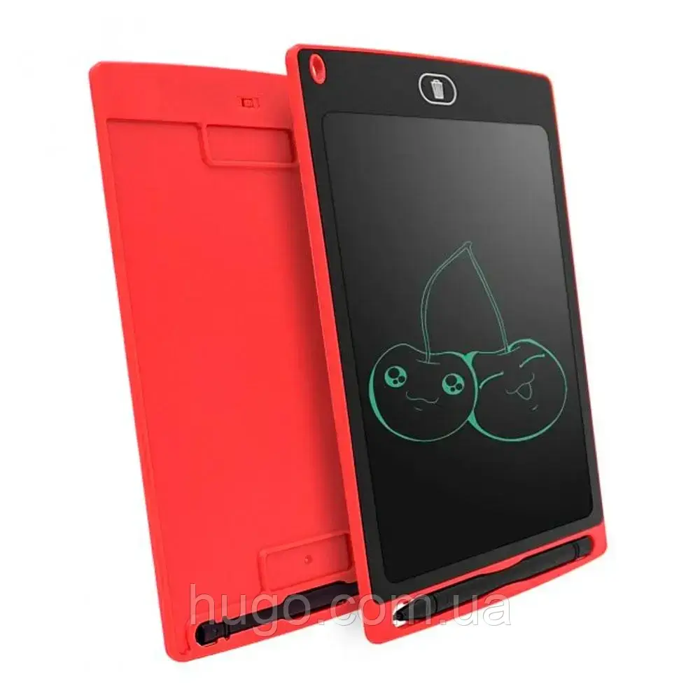 LCD планшет для малювання 8,5" + стілус в комплекті, Dex Червоний / Кольоровий графічний планшет, фото 1