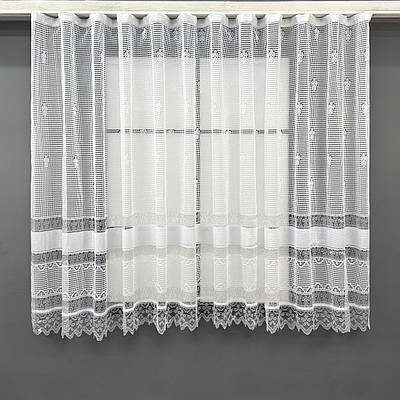 Тюль сітка висотою 1,5м., колекції "Juli". Колір білий. Код 1869т