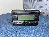 5J0035161 Б/у Магнітола штатна (без коду) Skoda Fabia II 1.2 бенз. (2007-2010)