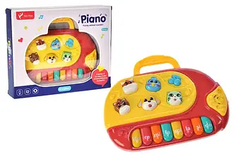 Піаніно дитяче на батарейках зі звуками тварин 794
