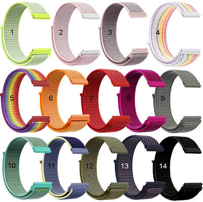 Нейлоновий ремінець 20 мм для смарт годинника