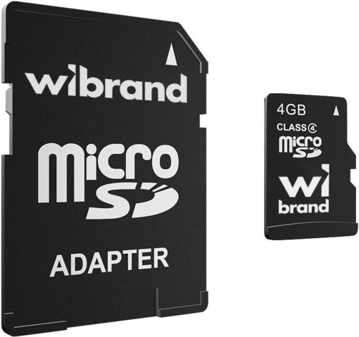 Micro SD 4GB/4 class Wibrand