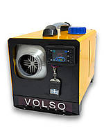 Автономний дизельний обігрівач 9kW VOLSO POLSKA VS0461 для автомобіля та приміщень 12V/24V/220/230V алюмінієвий корпус з пультом