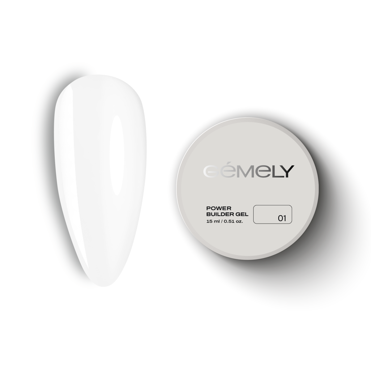 Power Builder gel 001 / Павер Білдер гель 001 - 15 мл GEMELY, фото 1