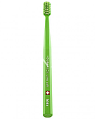 Дитяча зубна щітка Curaprox Ultrasoft d 0,09 мм 4-12 років зелена зелена щетина