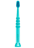 Дитяча зубна щітка з гумовою ручкою Curaprox Baby зелена синя щетина