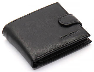 Чорне класичне портмоне з натуральної шкіри Marco Coverna MC-2003Н-1