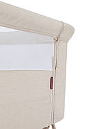 Приставне ліжечко CARRELLO Gracia CRL-16502 — 7 рівнів, нахил, 4 коліщата з гальмами, кошик і матрац у комплекті, фото 6