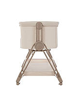 Приставне ліжечко CARRELLO Gracia CRL-16502 — 7 рівнів, нахил, 4 коліщата з гальмами, кошик і матрац у комплекті, фото 2