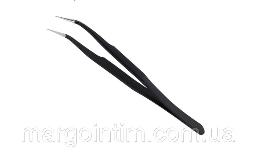 Пінцет для приклеювання клеєм пучкових вій у домашніх умовах, фото 1