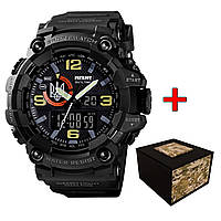 Patriot 002BKUASI Тризуб срібло Чорні + Коробка