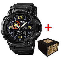 Patriot 002BKUAGD Тризуб золото Чорні + Коробка.