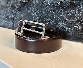 Чоловічий двосторонній шкіряний ремінь 1845
