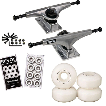 Набір для апгрейду скейтборду Revol: підвіски 6.0, колеса Minimal, підшипники ABEC 7, болти