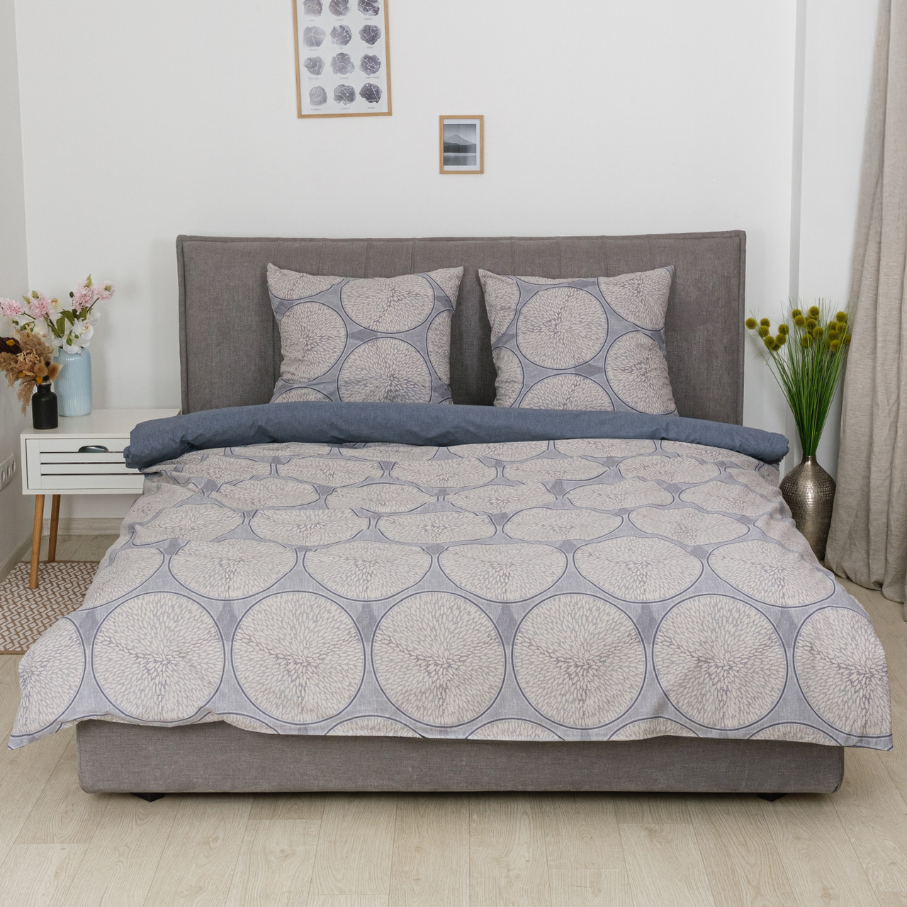 Постільна білизна Isleep Viluta ранфорс з простирадлом на гумці (160*200) - 25391 євро, фото 1