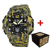 Patriot 003CMGRUASI Тризуб срібло Зелений камуфляж + Коробка.