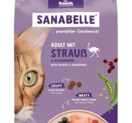 Bosch Sanabelle Adult Ostrich 380г корм для кішок (страус 25%)