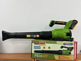 Акумуляторна повітродувка Procraft PB26 (з 1 АКБ та ЗП)