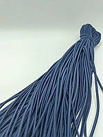 Гумка капелюшна, кругла 2,5мм синій моток 50м