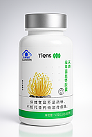Капсули Тяньши з мицелієм кордицепса 100 капсул по 500 мг для імунітету, енергії та відновлення організму