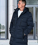 Куртка довга парка пальто пуховик зимова чоловіча, фото 2