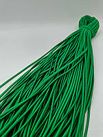 Гумка капелюшна, кругла 2,5мм зелений моток 50м